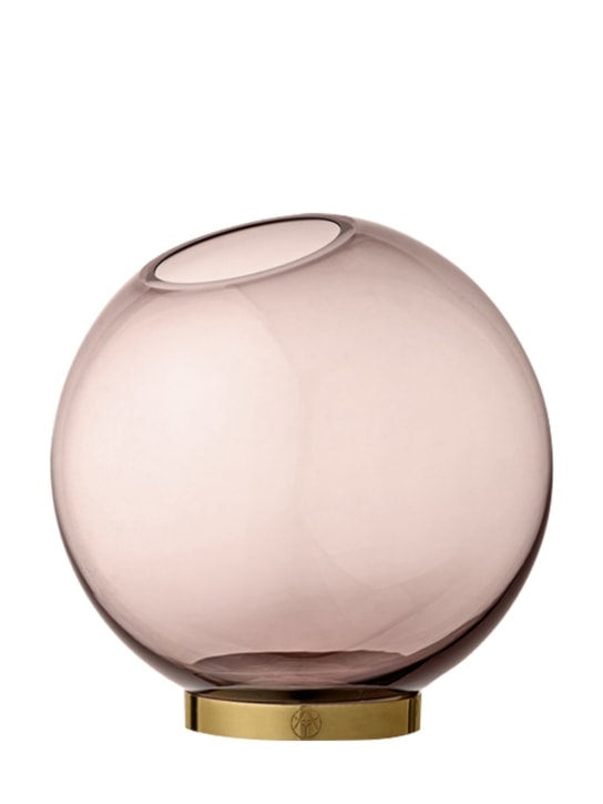 Aytm: Globe round glass vase - Pink - ecraft_0 | Luisa Via Roma