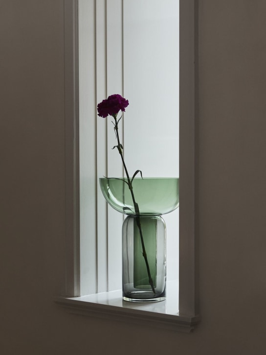 Aytm: Vase „Torus“ - Schwarz/Grün - ecraft_1 | Luisa Via Roma