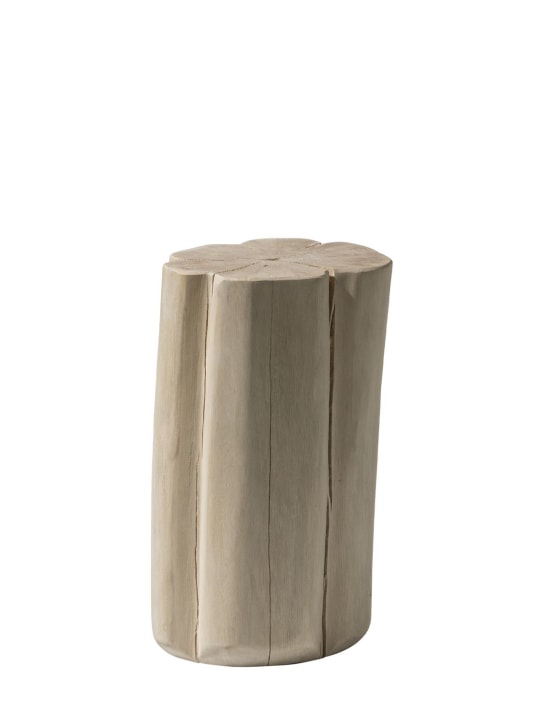 Gervasoni: Sgabello extra small Trunk in legno - Marrone - ecraft_0 | Luisa Via Roma