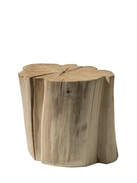 Gervasoni: Sgabello grande Trunk in legno - Marrone - ecraft_0 | Luisa Via Roma