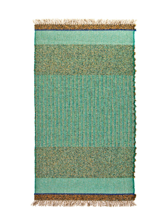 Gervasoni: Teppich aus natürlichem Jute und Propylen - Grün - ecraft_0 | Luisa Via Roma