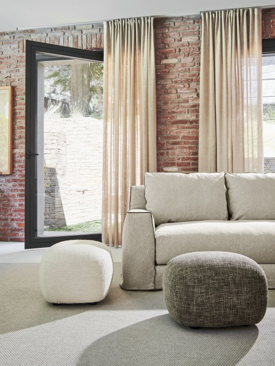 Gervasoni: Loll 08 pouf - White - ecraft_4 | Luisa Via Roma