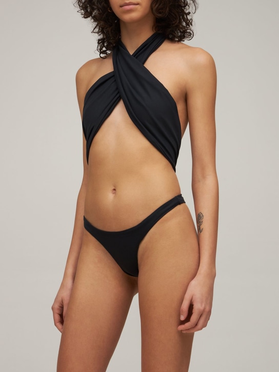 Reina Olga: Showpony one piece swimsuit - Black - women_1 | Luisa Via Roma