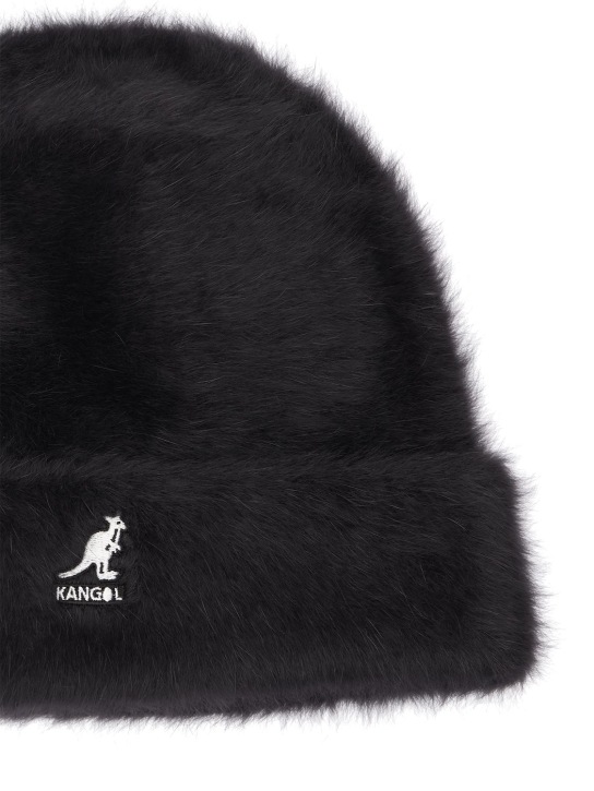 Kangol: Furgora angora blend beanie - Black - men_1 | Luisa Via Roma