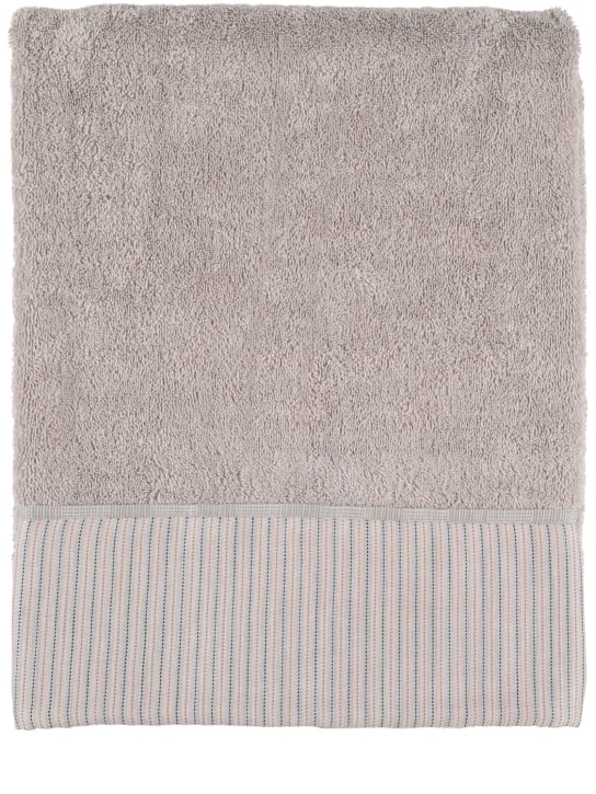 Armani/Casa: Set de 2 toallas de algodón Petty - Gris-Azul - ecraft_1 | Luisa Via Roma