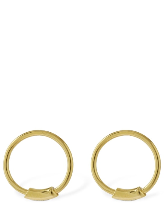 Maria Black: Basic 8 hoop earrings - Altın Rengi - women_0 | Luisa Via Roma