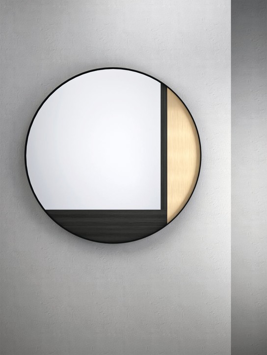 Edizioni: ED031 mirror - Black/Gold - ecraft_3 | Luisa Via Roma