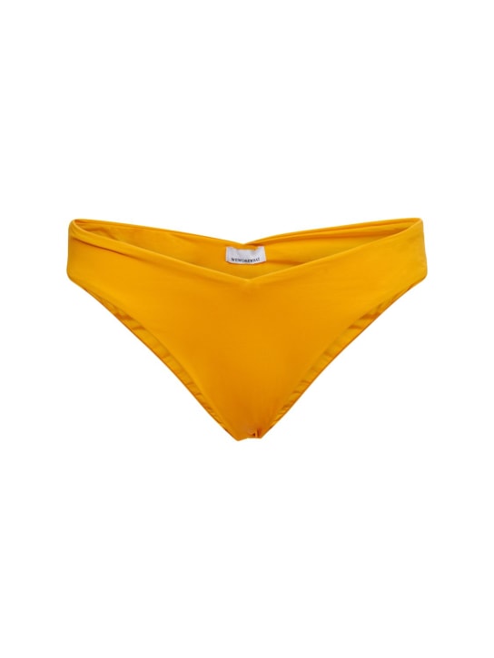 Weworewhat: Bas de bikini en tissu technique stretch Delilah - Orange - women_0 | Luisa Via Roma