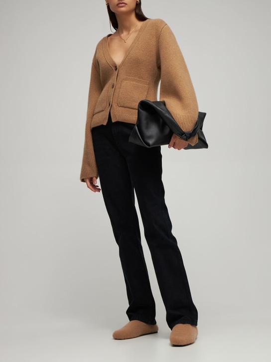 Khaite: Scarlett cashmere knit cardigan - women_1 | Luisa Via Roma