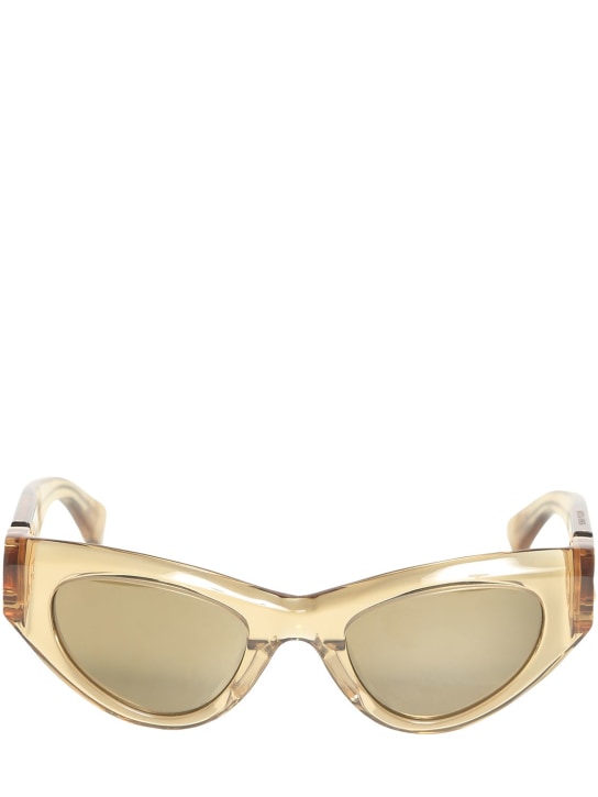 Bottega Veneta: BV1142S Cat-eye acetate sunglasses - Beige - men_0 | Luisa Via Roma
