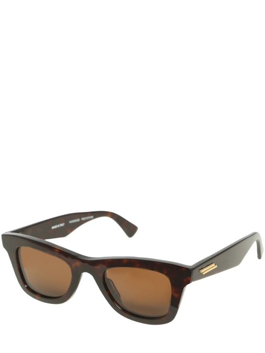 Bottega Veneta: BV1147S Squared acetate sunglasses - Havana - men_1 | Luisa Via Roma