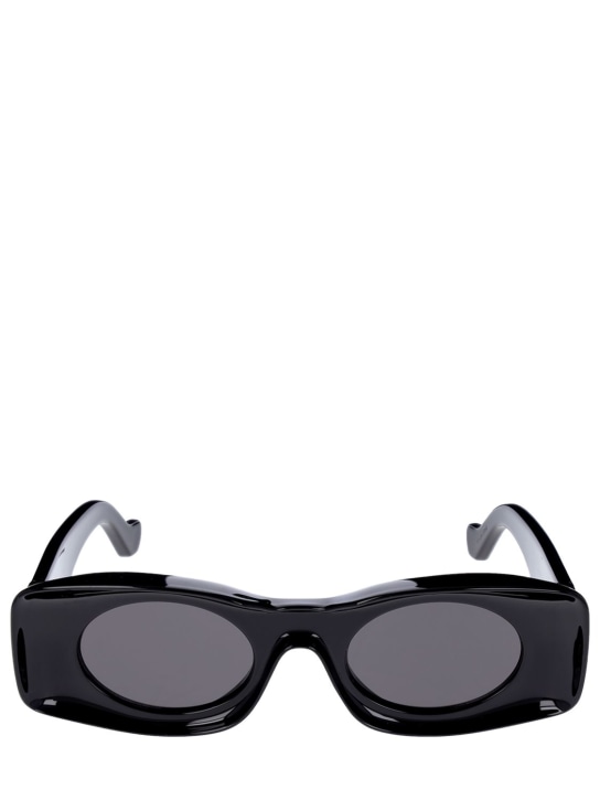 Loewe: Paula's original acetate sunglasses - Black/Smoke - women_0 | Luisa Via Roma