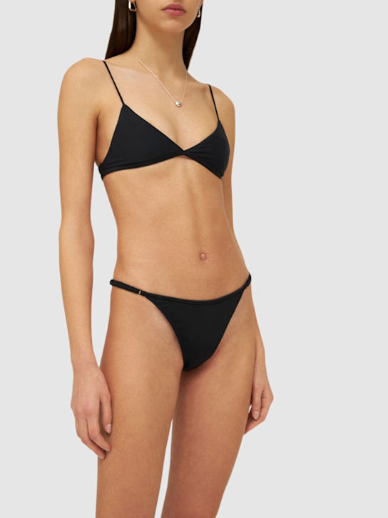 Tropic Of C: Ischia recycled tech triangle bikini top - women_1 | Luisa Via Roma