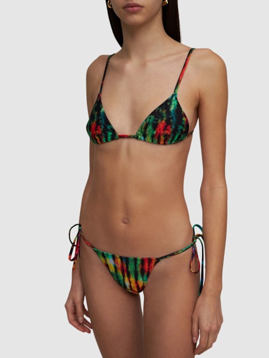 Tropic Of C: Braguitas de bikini con estampado - Multicolor - women_1 | Luisa Via Roma