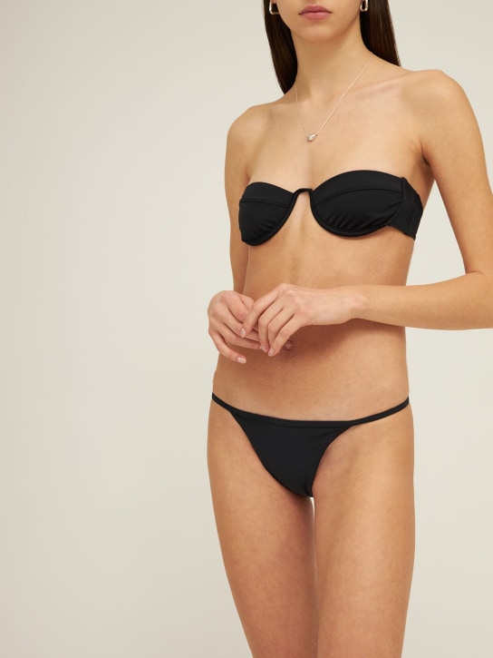 Tropic Of C: Bas de bikini taille basse Rio - Noir - women_1 | Luisa Via Roma