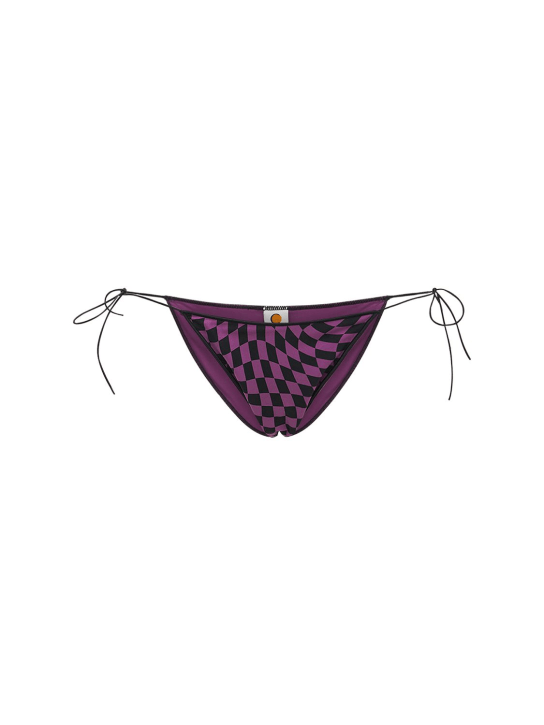 Tropic Of C: Slip bikini vita bassa The C - Nero/Viola - women_0 | Luisa Via Roma