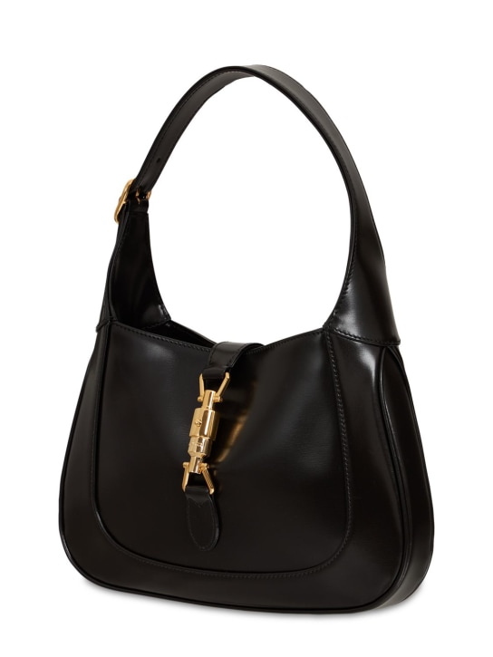 Gucci: Small Jackie 1961 leather shoulder bag - Black - women_1 | Luisa Via Roma