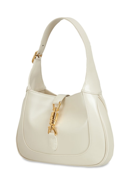 Gucci: Small Jackie 1961 leather shoulder bag - Mystic White - women_1 | Luisa Via Roma