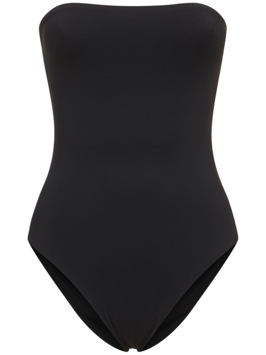 Lido: Sedici strapless one piece swimsuit - Siyah - women_0 | Luisa Via Roma