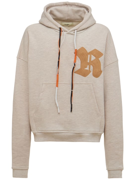 Washed cotton hoodie - Rough. - Men | Luisaviaroma