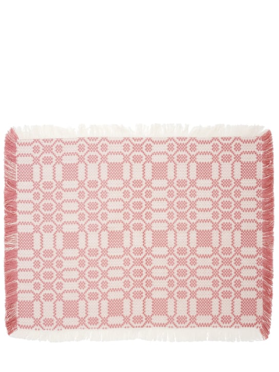 Cabana: Lecce Pink placemat - Pink - ecraft_0 | Luisa Via Roma