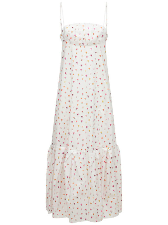 Rosie Assoulin: Midikleid aus Baumwolle „Umiliana“ - Weiß - women_0 | Luisa Via Roma