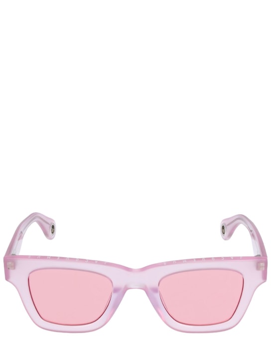 Jacquemus: Les lunettes Nocio sunglasses - Pink - men_0 | Luisa Via Roma