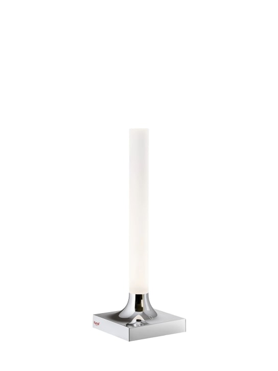 Kartell: Goodnight battery table lamp - Silver - ecraft_1 | Luisa Via Roma