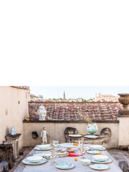 Coralla Maiuri: 餐盘2个套装 - 白色 - ecraft_1 | Luisa Via Roma
