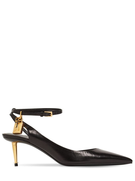 Tom Ford: Zapatos de tacón bajo destalonados 55mm - Negro - women_0 | Luisa Via Roma