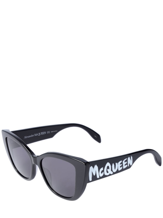 Alexander McQueen: Gafas de sol AM0347S - Negro - women_1 | Luisa Via Roma