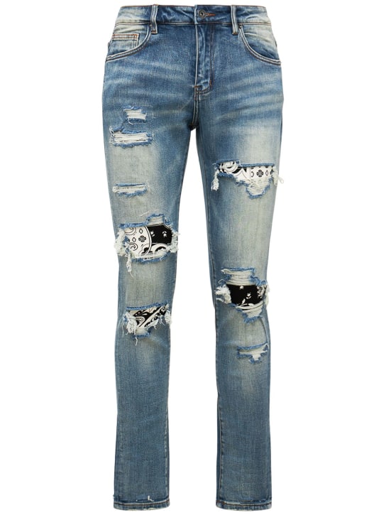 Crysp: Leo cotton denim jeans - men_0 | Luisa Via Roma