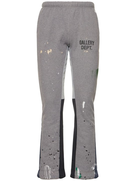 Gallery Dept.: Pantaloni in felpa di cotone con logo - men_0 | Luisa Via Roma