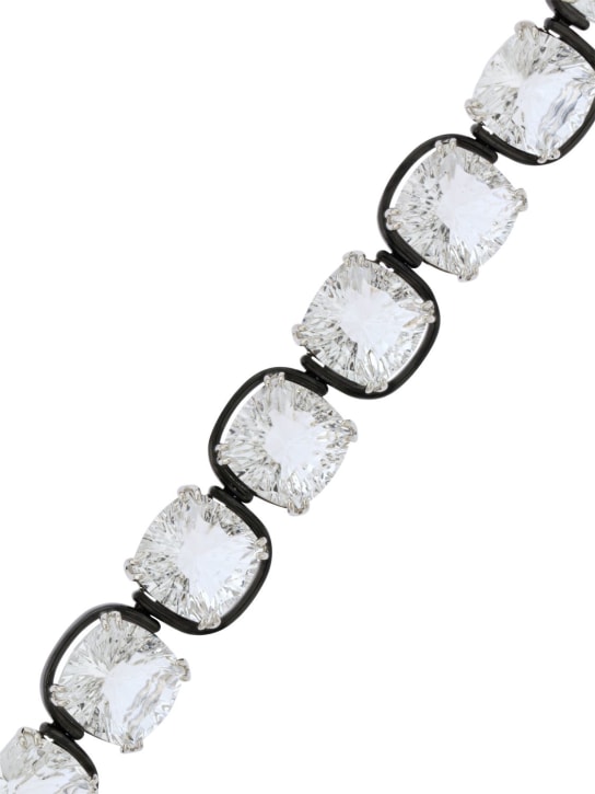 Swarovski: Collar choker Harmonia con cristales Swarovski - Crystal/Silver - men_1 | Luisa Via Roma