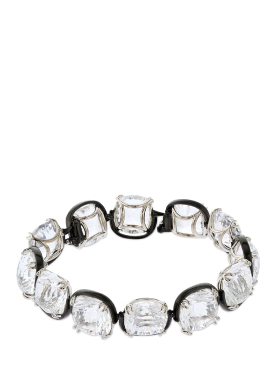Swarovski: Harmonia Swarovski bracelet - Crystal/Silver - women_0 | Luisa Via Roma