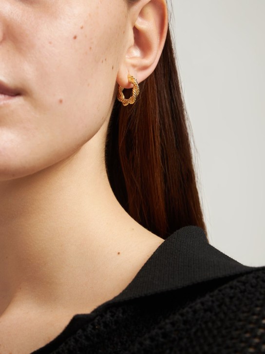 Missoma: Twisted hoop earrings - Gold - women_1 | Luisa Via Roma