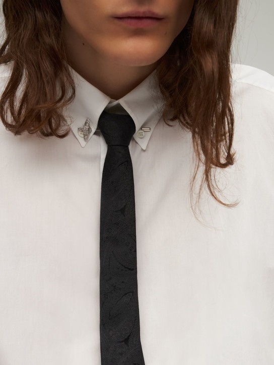 Vivienne Westwood: Alfiler de corbata con cristales - men_1 | Luisa Via Roma