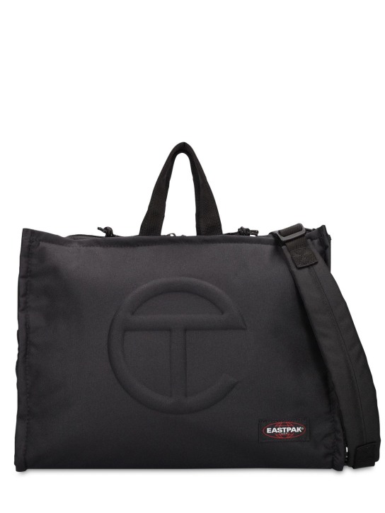 Eastpak x TELFAR: Medium Telfar Shopper nylon bag - Black - women_0 | Luisa Via Roma