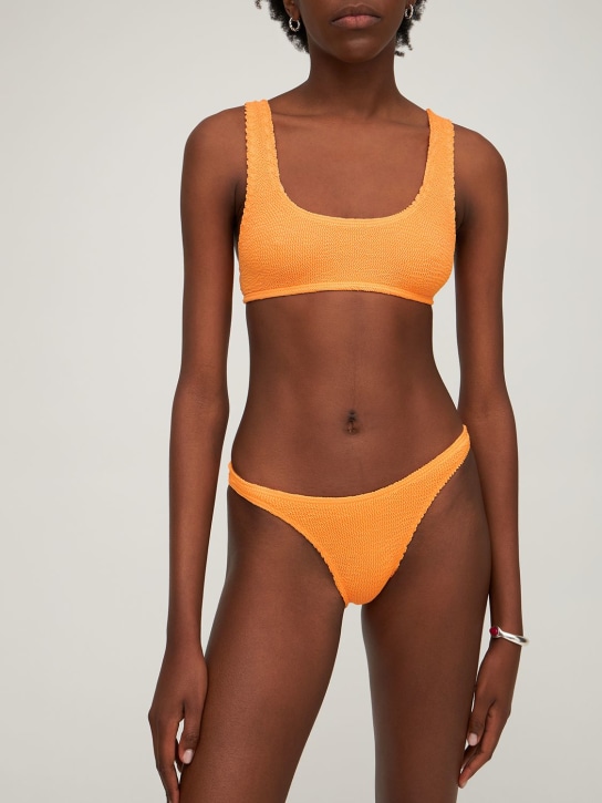 Bond Eye: Braguitas de bikini Scene de techno reciclado - Naranja - women_1 | Luisa Via Roma