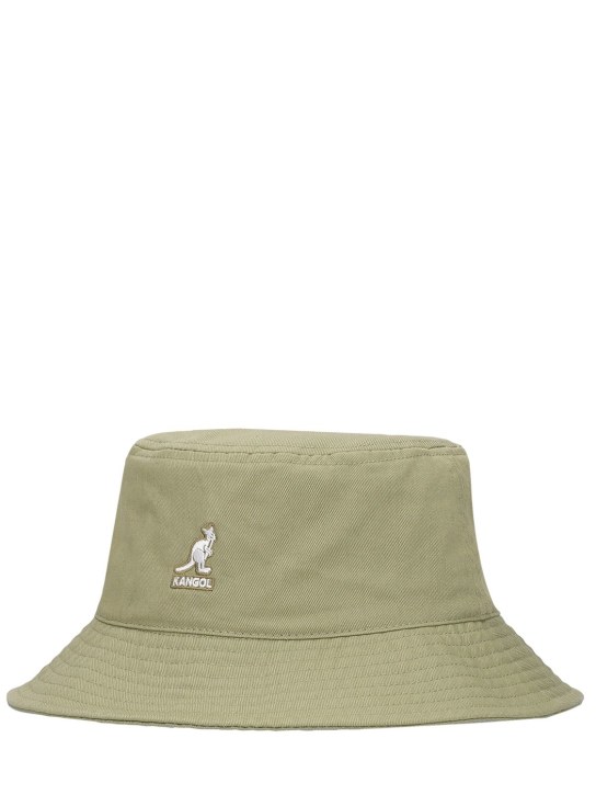Kangol: 洗水棉质渔夫帽 - 绿色 - men_1 | Luisa Via Roma