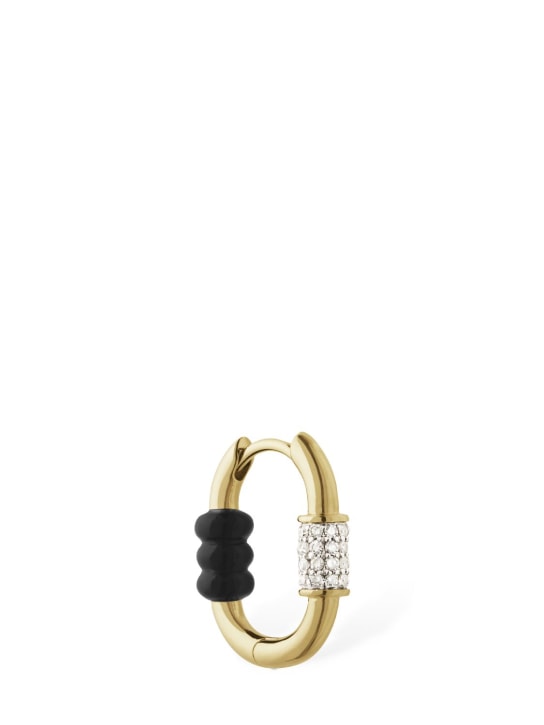 Maria Black: Gold-Mono-Ohrring mit Diamanten „Vertigo 12“ - Multi/Crystal - women_0 | Luisa Via Roma