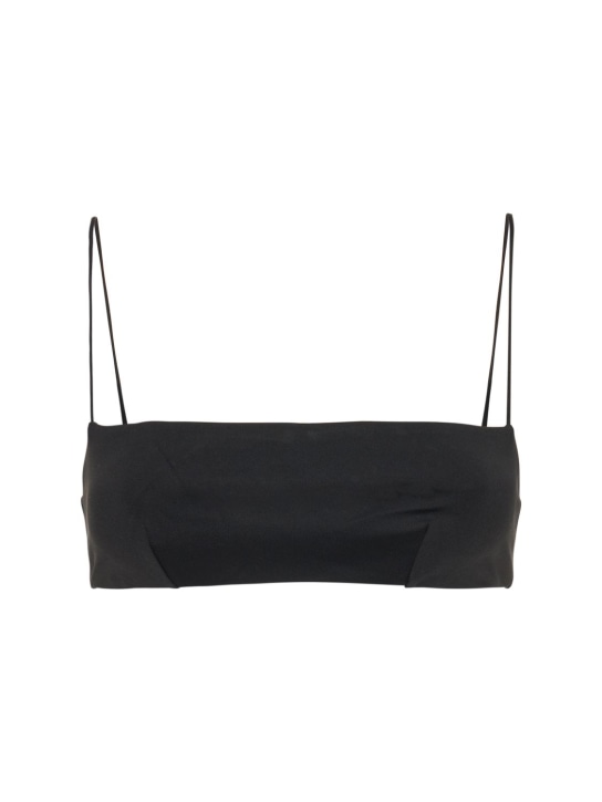 Ziah: Top bikini bandeau - Negro - women_0 | Luisa Via Roma