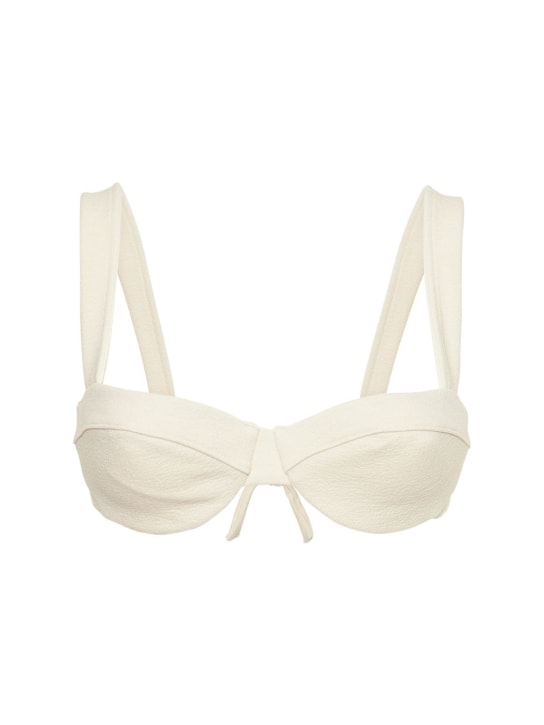 Ziah: Top bikini Ella - Bianco - women_0 | Luisa Via Roma
