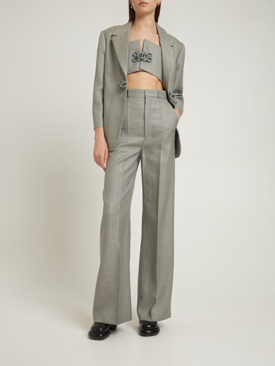 Del Core: リネンサブレビスチェトップ - アイスグレー - women_1 | Luisa Via Roma