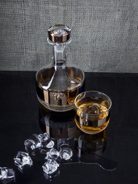 Tom Dixon: Set de dos vasos de whiskey - Transparente - ecraft_1 | Luisa Via Roma
