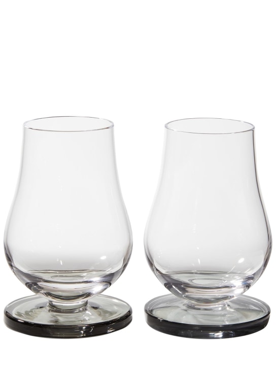 Tom Dixon: Set di 2 bicchieri Puck Nosing - Trasparente - ecraft_0 | Luisa Via Roma