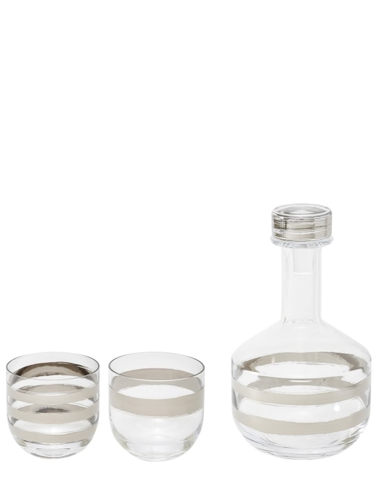 Tom Dixon: Set botella y vasos de whisky Thank - Transparente - ecraft_0 | Luisa Via Roma