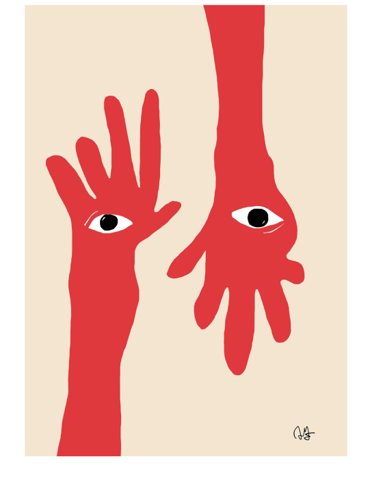 Paper Collective: Poster „Hamsa Hands“ - Bunt - ecraft_0 | Luisa Via Roma