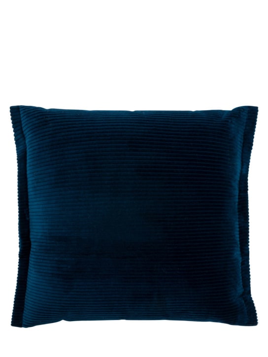 Lanerossi: Dueville cotton cushion - Blue - ecraft_0 | Luisa Via Roma