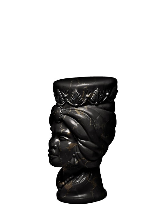 Millesimi Design: La Marmora pouf - Black - ecraft_5 | Luisa Via Roma